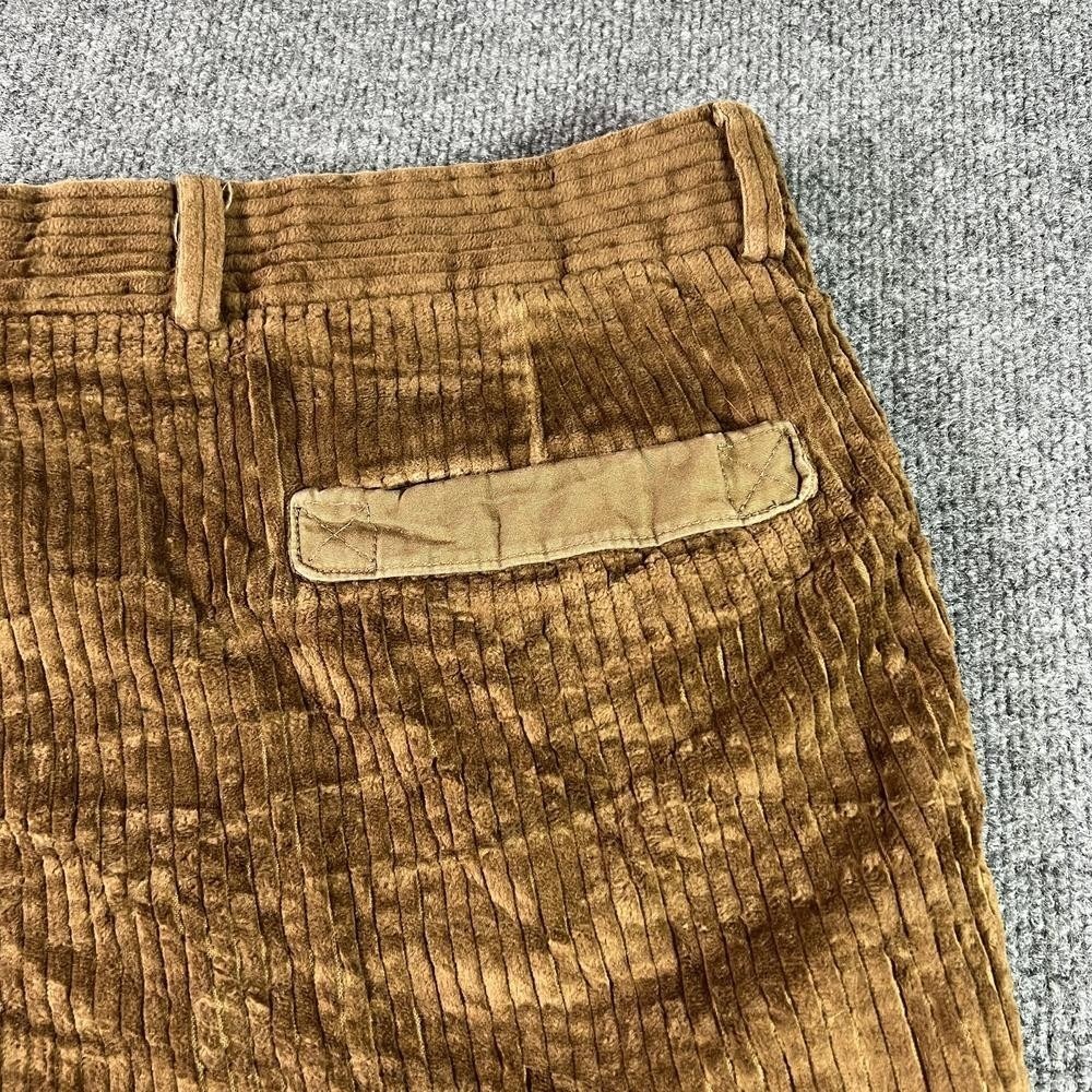 Vintage Willis & Geiger Chino Pant Men's 48x30 Brown Cotton Corduroy Straight - Picture 14 of 16